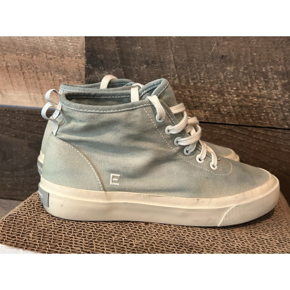 Everlane Forever High Womens 6.5 Shoes 100% Organic Cotton High Top Sneakers